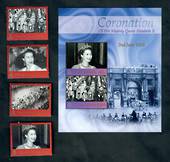 PITCAIRN ISLANDS 2003 50th Anniversary of the Coronation of Elizabeth 2nd. Set of 4 and miniature sheet. - 52185 - UHM