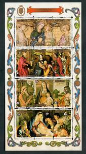 AITUTAKI 1975 Christmas. Miniature sheet. - 52307 - VFU