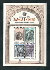 SAMOA 1978 Christmas. Miniature sheet. - 52370 - UHM