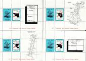 NEW ZEALAND 1988 Auckland Islands Local Mail. 4 miniature sheets all perforate. SPECIMEN. - 52374 - UHM