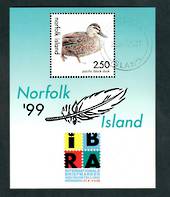 NORFOLK ISLAND 1999 IBRA '99 International Stamp Exhibition. Miniature sheet. - 52397 - VFU