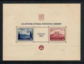 CZECHOSLOVAKIA 1937 International Stamp Exhibition Bratislavia. Miniature sheet. - 52407 - Mint