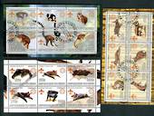 BENIN 2002 Animals. Three miniature sheets
. - 52416 - CTO