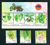 MALAYSIA 2007 Stamp Week. Set of 3 and miniature sheet. - 52442 - UHM