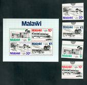 MALAWI 1980 London '80 International Stamp Exhibition. Set of 4 and miniature sheet. - 52447 - UHM