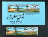 NORFOLK ISLAND 1979 Christmas. Set of 3 and miniature sheet. - 52463 - UHM