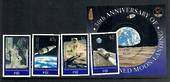 FIJI 1999 30th Anniversary of the First Manned Moon Landing. Set of 4 and miniature sheet. - 52496 - UHM