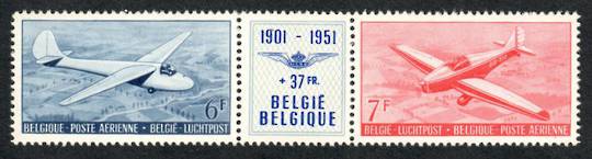 BELGIUM 151 50th Anniversary of the National Aero Club. Joined pair. - 52595 - UHM