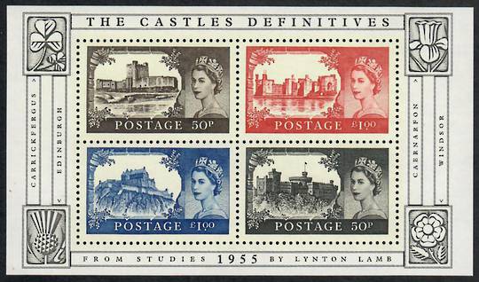 GREAT BRITAIN 2005 Castle Definitives. Miniature sheet. - 52913 - UHM