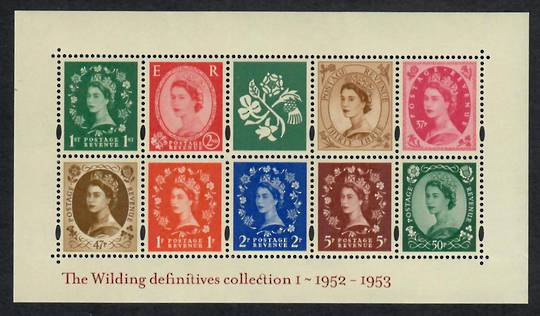 GREAT BRITAIN 2002 50th Anniversary of the Wilding Definitives. First series. Miniature sheet. - 52997 - UHM