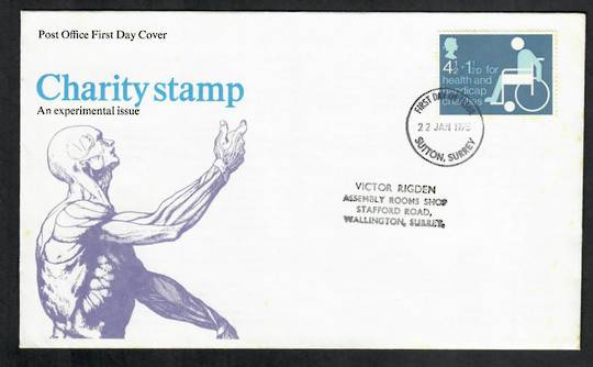 GREAT BRITAIN 1975 Health and Handicap Funds on first day cover. - 530337 - FDC