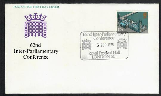 GREAT BRITAIN 1975 Inter-Parliamentary Unuon Conference on first day cover. - 530350 - FDC