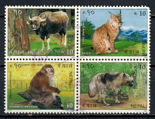 NEPAL 1995 Singapore '95 International Stamp Exhibition. Block of 4. - 53119 - FU