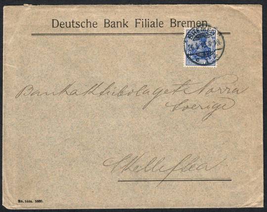 GERMANY 1910 Cover from Deutsche Bank Filiale Bremen. - 533574 - PostalHist