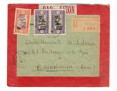 SENEGAL 1925 Registered Airmail Letter from Dakar to Casablanca. - 537514 - PostalHist
