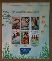 MICRONESIA 1997 Pacific '97 International Stamp Exhibition. Sheetlet of 6 with exhibition logo. - 54030 - UHM