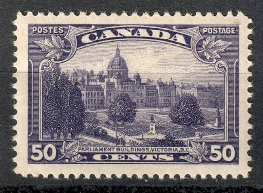 CANADA 1935 Definitive 50c Deep Violet. - 5424 - UHM