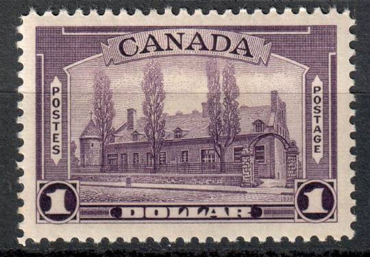 CANADA 1937 Definitive $1 Violet. - 5427 - LHM