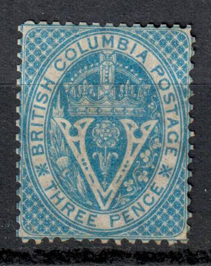 BRITISH COLUMBIA 1869 Definitive 3d Pale Blue. - 5428 - MNG