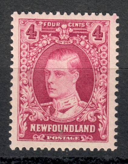 NEWFOUNDLAND 1928 Definitive 4c Rose-Purple. - 5435 - Mint