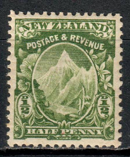 NEW ZEALAND 1898 Pictorial ½d Mt Cook Green. - 55 - UHM