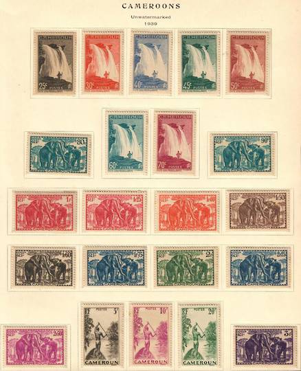 CAMEROUN 1939 Definitives. Set of 30. - 55151 - Mint