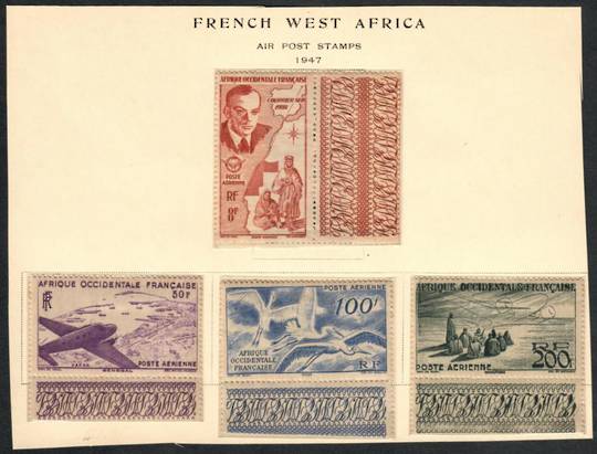 FRENCH WEST AFRICA 1947 Definitives. Set of 23. - 55226 - Mixed
