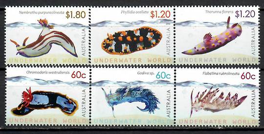AUSTRALIA 2012 Underwater World. Set of 6 and miniature sheet. - 55958 - UHM