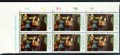 NEW ZEALAND 1970 Christmas. 2½c. Plate Block 1A 1A 2A 1A 1A. - 56333 - UHM