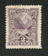 NEW ZEALAND 1898 Pictorial 2d Purple. - 58 - LHM