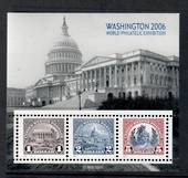 USA 2006 Washington 2006 International Stamp Exhibition. Miniature sheet. - 58101 - UHM