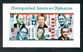 USA 2006 Diplomats. Self Adhesive. Miniature sheet. - 58112 - UHM