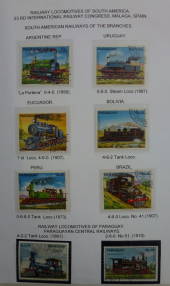 PARAGUAY 1976 Railway Locomotives. Set of 8. May not be complete. - 58606 - CTO