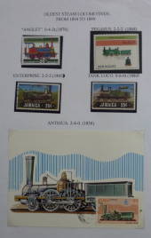 Oldest Steam Locomotives. Written up page from collection. - 58610 - Collection