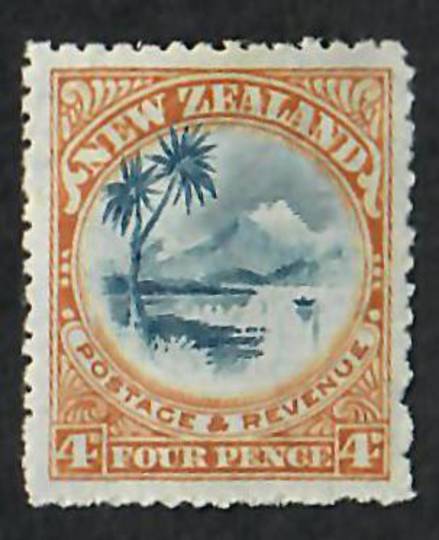 NEW ZEALAND 1898 Pictorial 4d Lake Taupo. - 59 - LHM