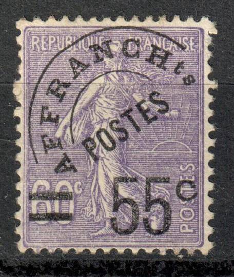 FRANCE 1926 Surcharge 55c on 60c Violet. Precancelled. - 631 - Mint