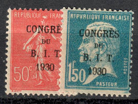 FRANCE 1930 Session of the International Labour Office. Set of 2. - 679 - Mint