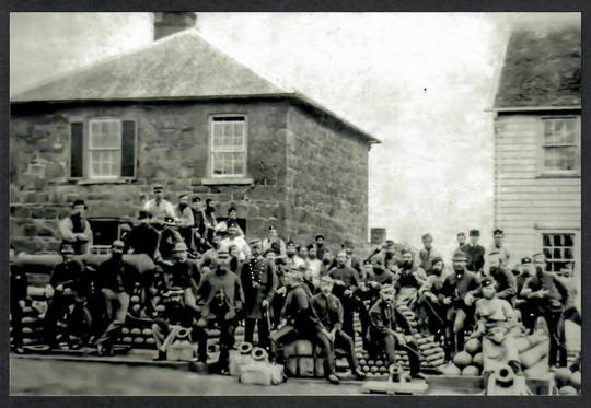 AUCKLAND GARRISON Fort Britomart. 1860s Reproduction of pre 1900  military photograph - 69253 - Photograph