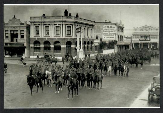 MANAWATU MOUNTED RIFLES. Reproduction of pre 1900  military photograph - 69254 - Photograph