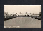 NEW ZEALAND 1925 Real Photograph by McNeill of Dunedin Exhibition. The Entrance Gates. - 69414 - Postcard