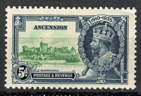 ASCENSION 1935 Silver Jubilee 5d Green and Indigo. - 6950 - LHM