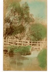 Tinted Real Photograph of stream Otaki. - 69529 - Postcard