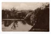 Real Photograph by Aitken. Relections Public Gardens Levin. - 69556 - Postcard