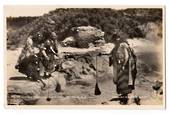 Real Photograph by Frank Duncan of Maori Women Cooking in Hot Pool Rotorua. - 69609 - Postcard