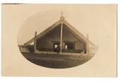 Early Undivided Real Photograph of Maori House. - 69618 - Postcard