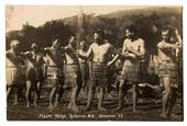 Real Photograph by Blencowe of Maori Haka Rotorua. - 69686 - Postcard