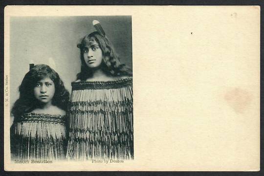 MAORI BEAUTIES Early Undivided Postcard by Denton - 69703 - Postcard