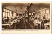Real Photograph of the moderistic restaurant of The Premier Drapery Co Ltd of Palmerston North. Adverting card. - 69812 - Postca