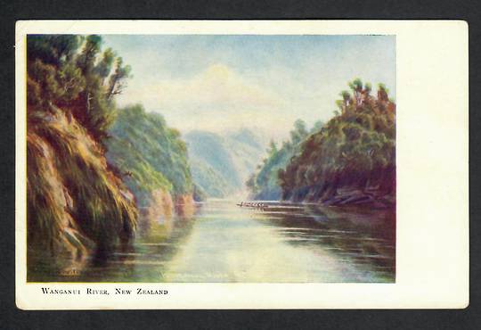 Coloured Postcard of Wanganui River. - 69892 - Postcard