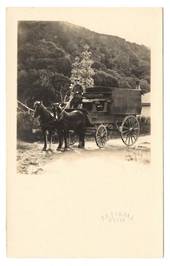 Real Photograph by F G Barker of Delivery Wagon Wellington. - 69994 - Postcard